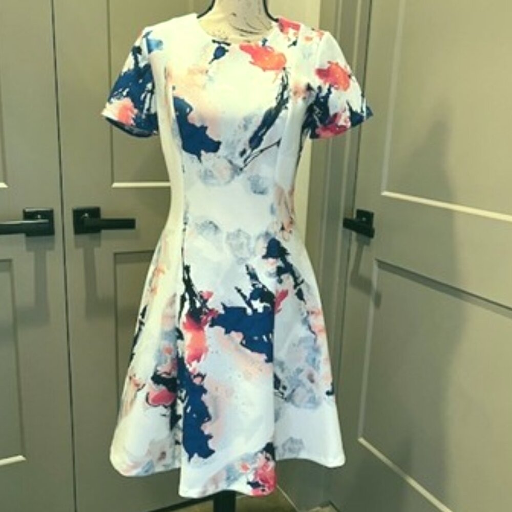 DKNY Summer Fit-and-Flare Dress-SIZE 8-NWT